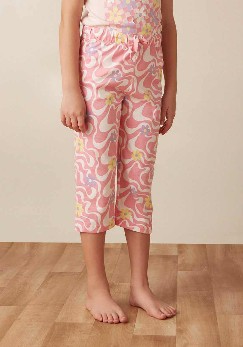 Juniors Printed T-shirts and Pyjamas - Set of 2-Nightwear-image-4