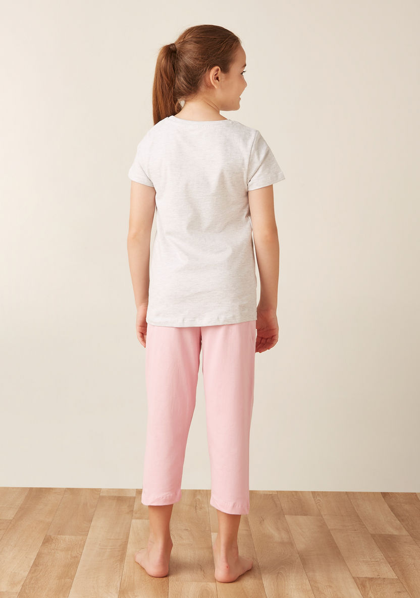 Juniors Printed T-shirts and Pyjamas - Set of 3-Nightwear-image-6