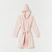 Juniors Embroidered Hooded Robe with Tie-Up-Towels and Flannels-thumbnailMobile-0