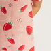 Juniors All-Over Strawberry Print Night Dress-Nightwear-thumbnailMobile-2