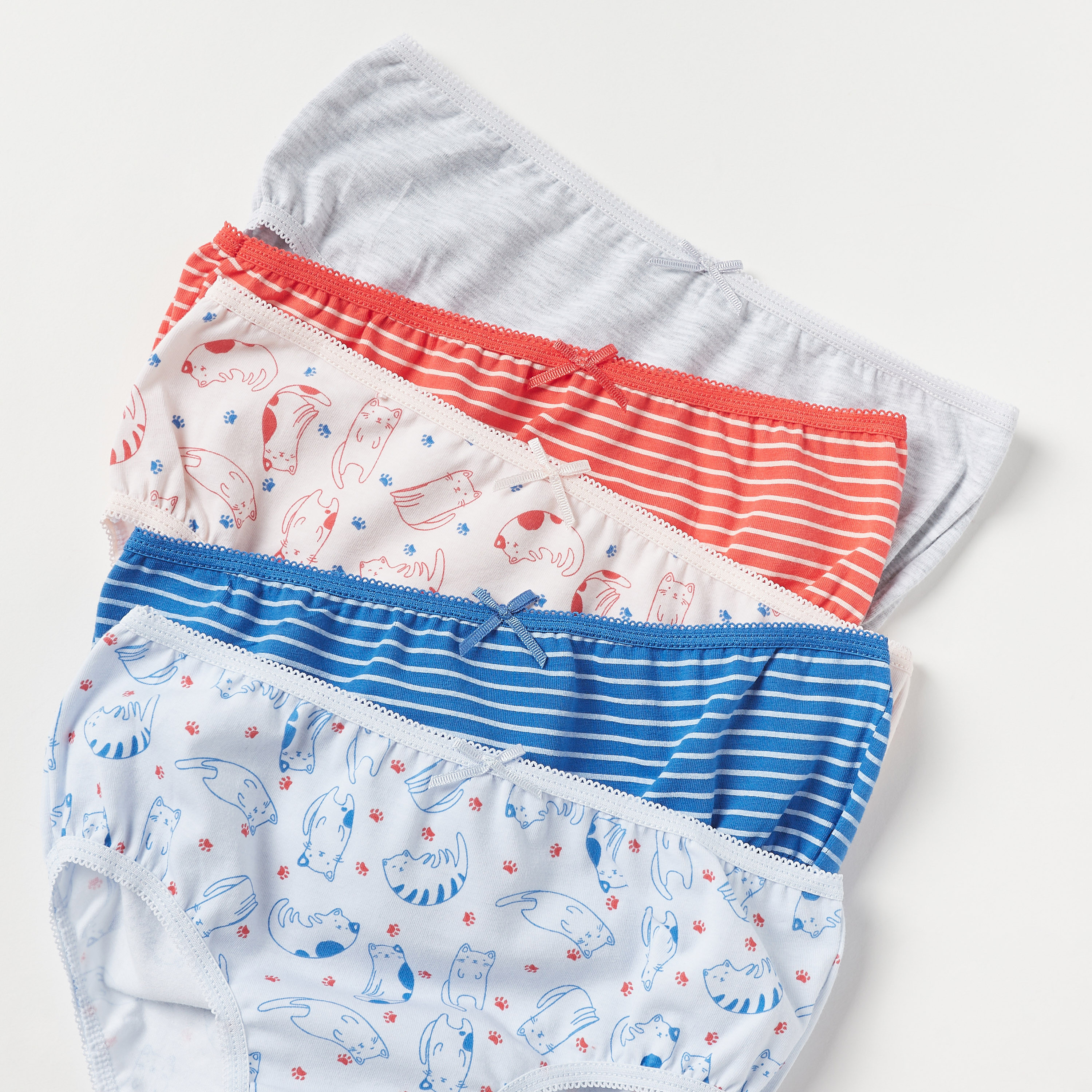 سراويل داخلية بطبعات من جونيورز - طقم من 5 قطع-girls-clothing-multipacks-image-3