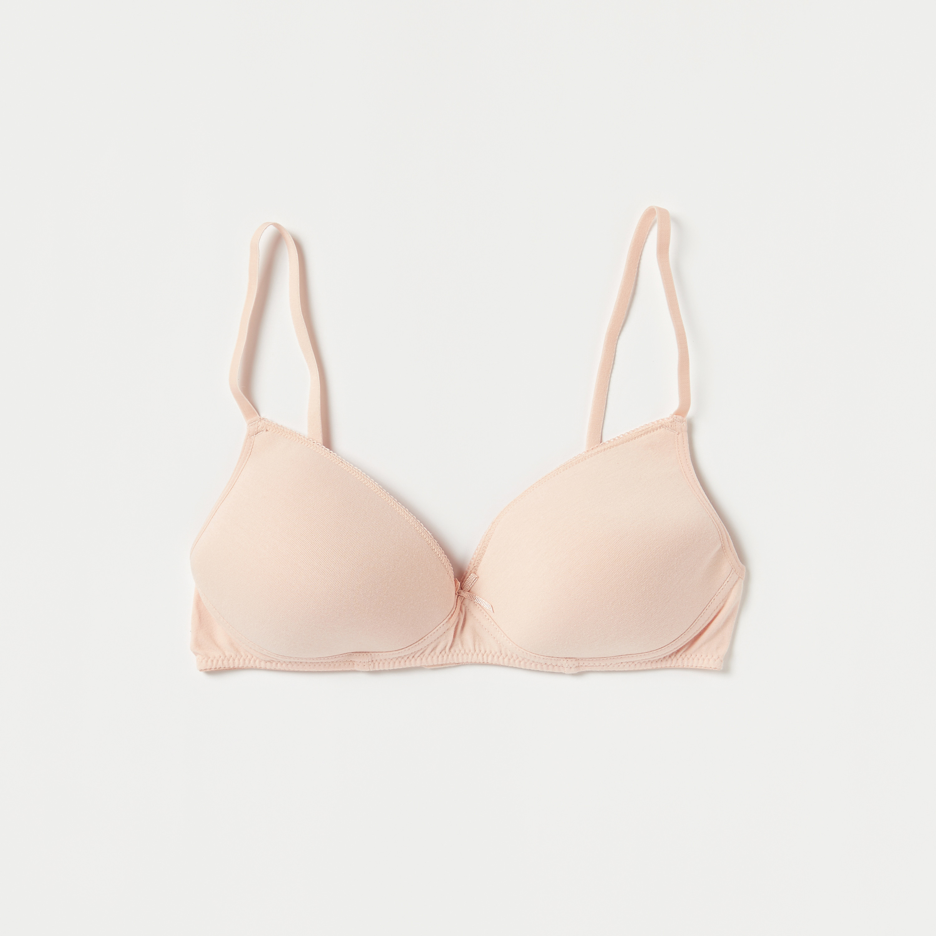 صدريّة سادة مبطّنة بخطاف إغلاق من جونيورز- طقم من قطعتين-girls-clothing-innerwear-bras-image-2