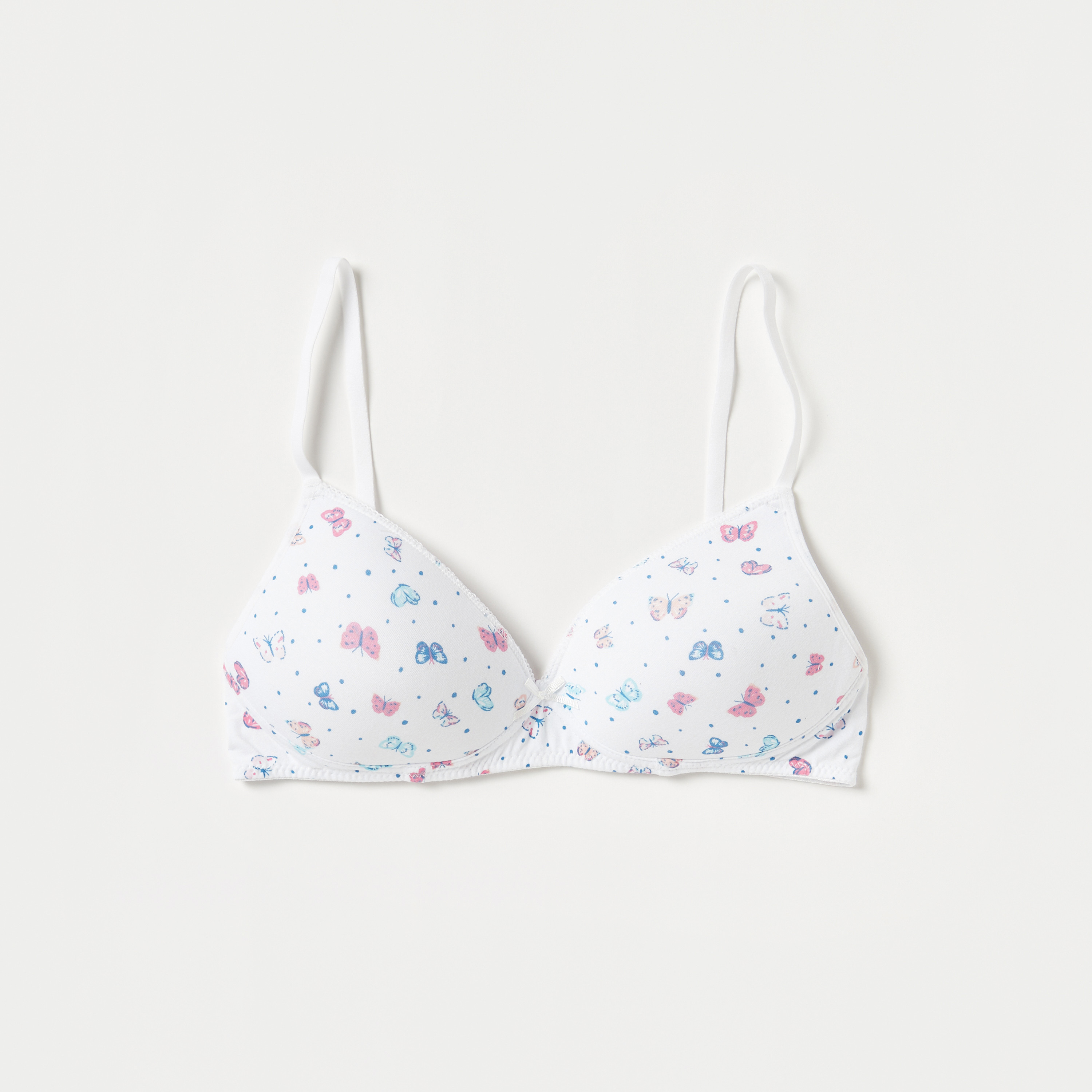 صدريّة سادة مبطّنة بخطاف إغلاق من جونيورز- طقم من قطعتين-girls-clothing-innerwear-bras-image-3
