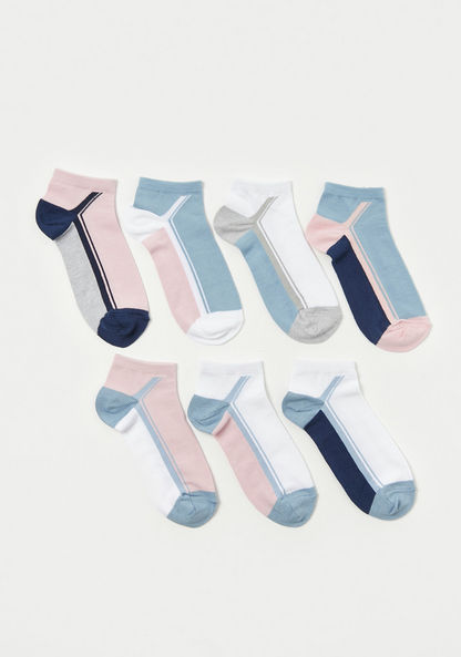 Juniors Solid Socks - Set of 7-Socks-image-0