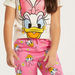Disney Daisy Duck Glitter Print T-shirt and Pyjama Set-Nightwear-thumbnail-4
