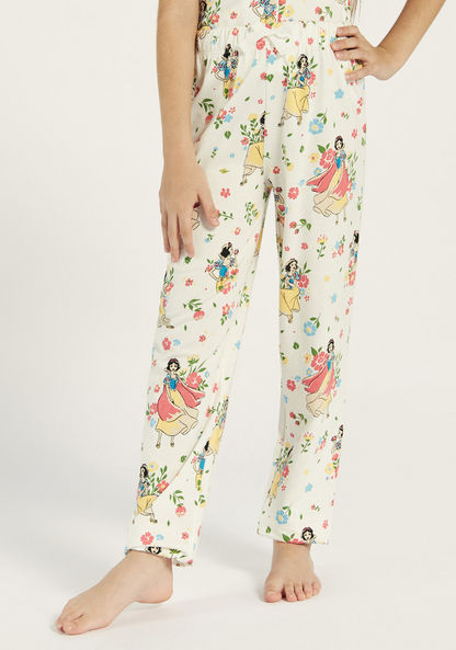 Disney All-Over Snow White Print Shirt and Elasticated Pyjama Set-Nightwear-image-2