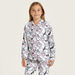 Snoopy Print Long Sleeves Shirt and Pyjama Set-Nightwear-thumbnail-3
