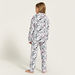 Snoopy Print Long Sleeves Shirt and Pyjama Set-Nightwear-thumbnailMobile-4