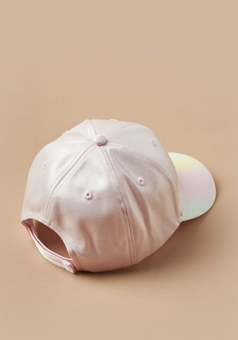 Juniors Embroidered Cap with Hook and Loop Strap Closure-Caps-image-2