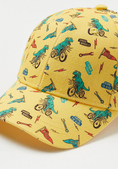 Juniors All-Over Print Cap with Adjustable Strap-Caps-image-1