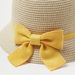 Juniors Weave Textured Hat with Bow Accent-Caps-thumbnail-1