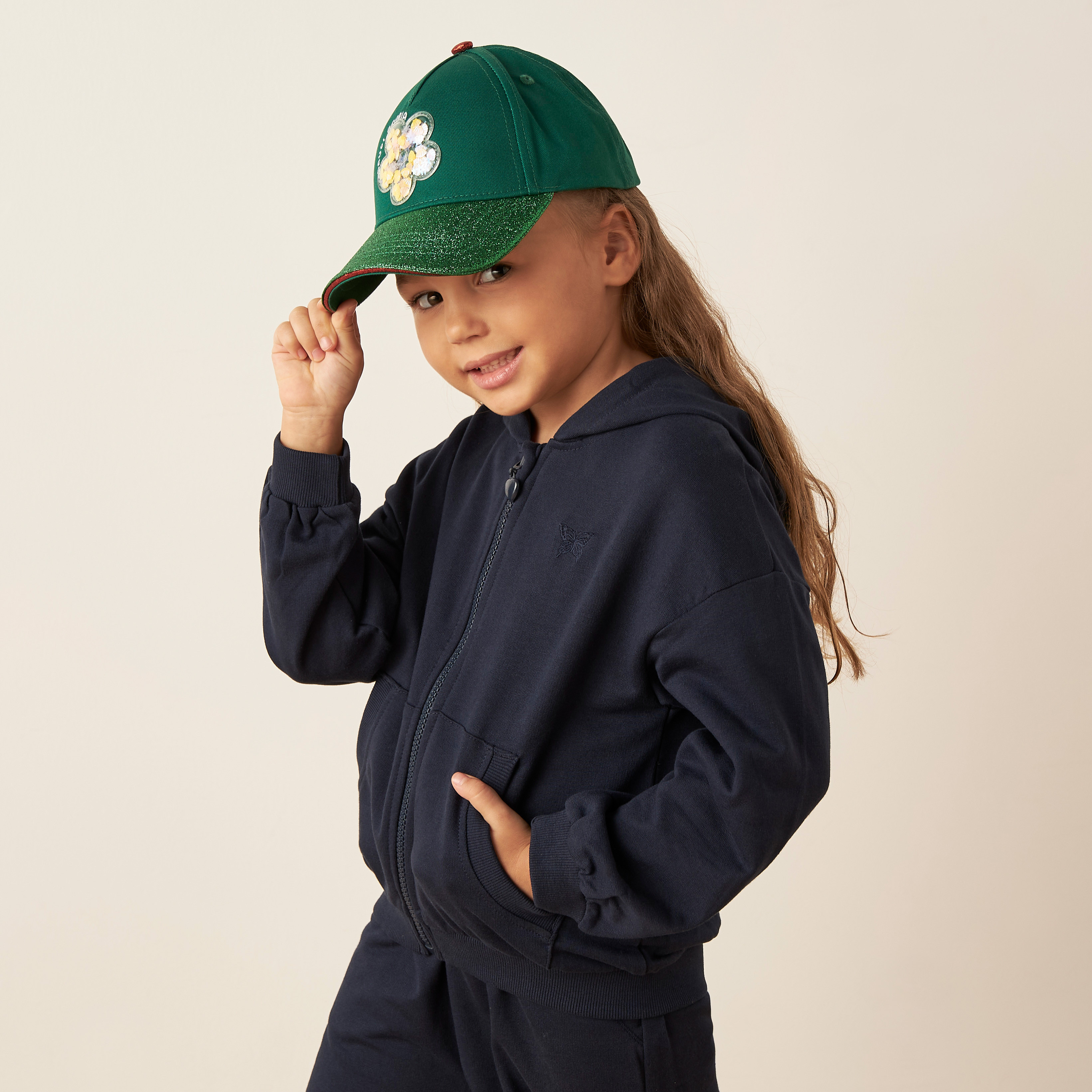 Juniors Embellished Cap-baby-girls-accessories-caps-image-1