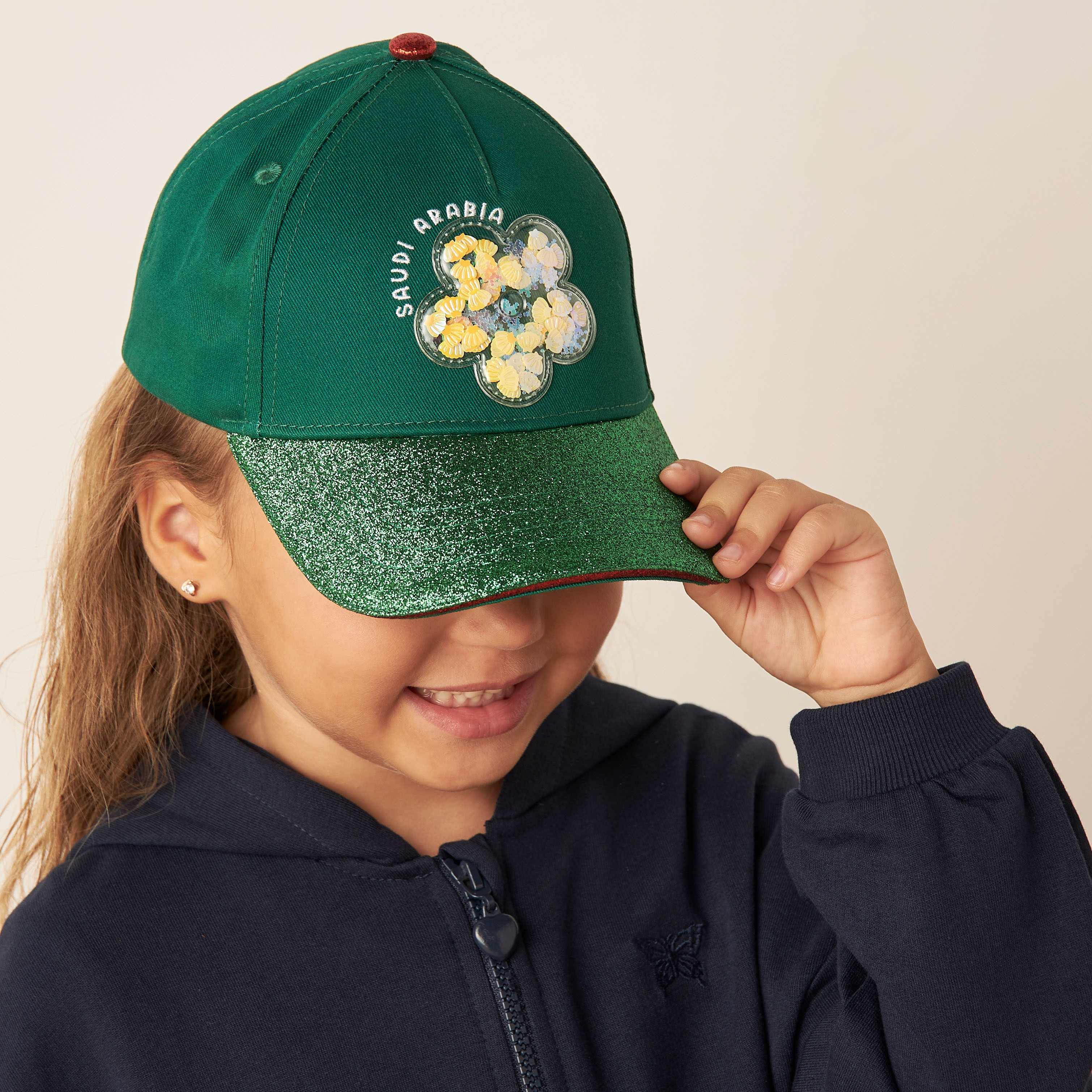 Juniors Embellished Cap-baby-girls-accessories-caps-image-3