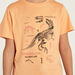 Juniors Dinosaur Graphic Print T-shirt with Short Sleeves-T Shirts-thumbnail-1