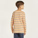 Juniors Striped T-shirt with Long Sleeves-T Shirts-thumbnailMobile-3