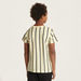 Juniors Striped T-shirt with Crew Neck and Short Sleeves-T Shirts-thumbnail-3