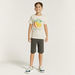 Juniors Graphic Print T-shirt with Short Sleeves-T Shirts-thumbnailMobile-0