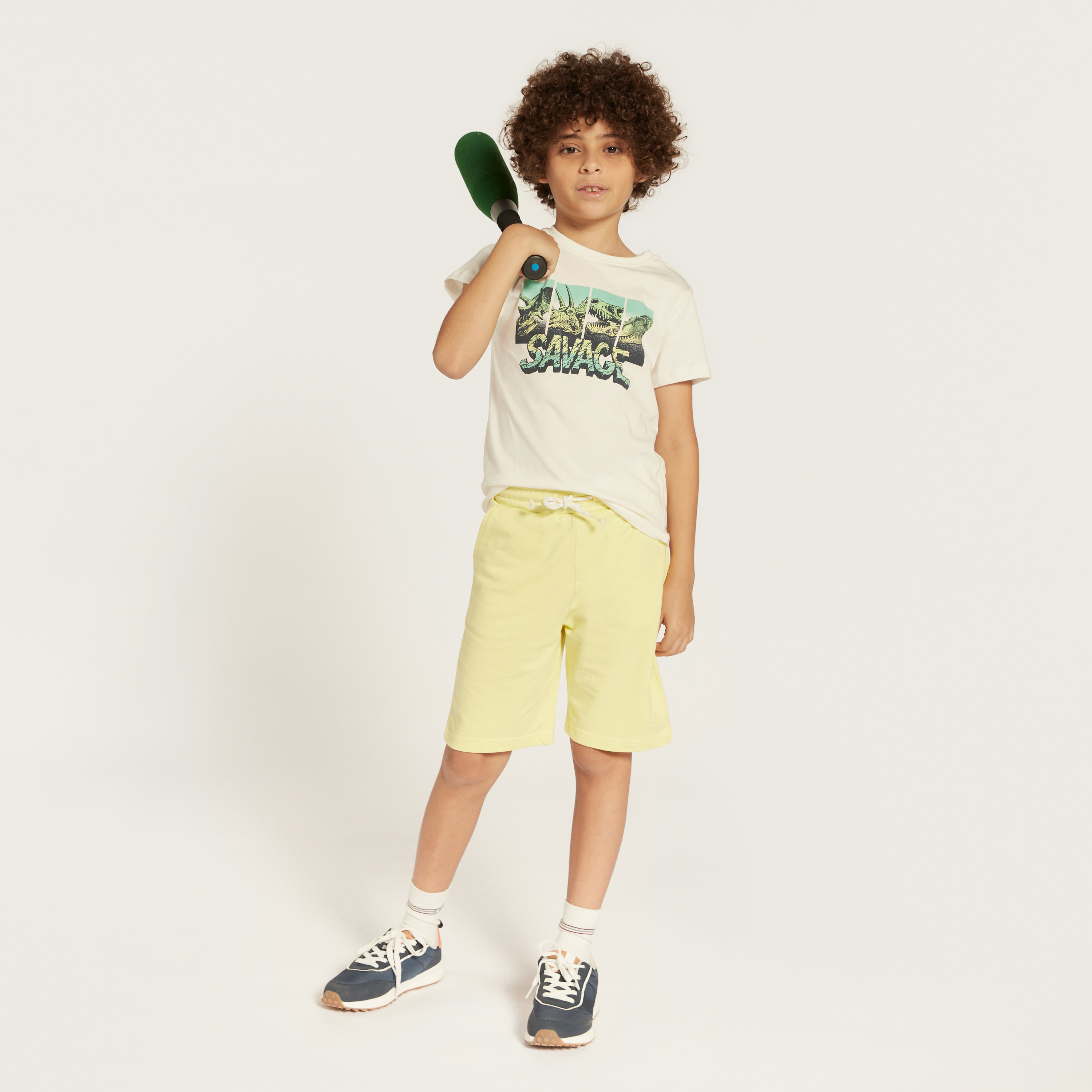 Juniors Graphic Print Crew Neck T-shirt-boys-clothing-tshirtsandpolos-image-2