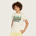 Juniors Graphic Print Crew Neck T-shirt-T Shirts-thumbnail-1