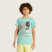 Juniors Graphic Print Crew Neck T-shirt-T Shirts-thumbnailMobile-0