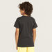 Juniors Graphic Print Crew Neck T-shirt with Short Sleeves-T Shirts-thumbnailMobile-3