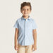 Juniors Solid Shirt with Short Sleeves and Pocket-Shirts-thumbnail-0