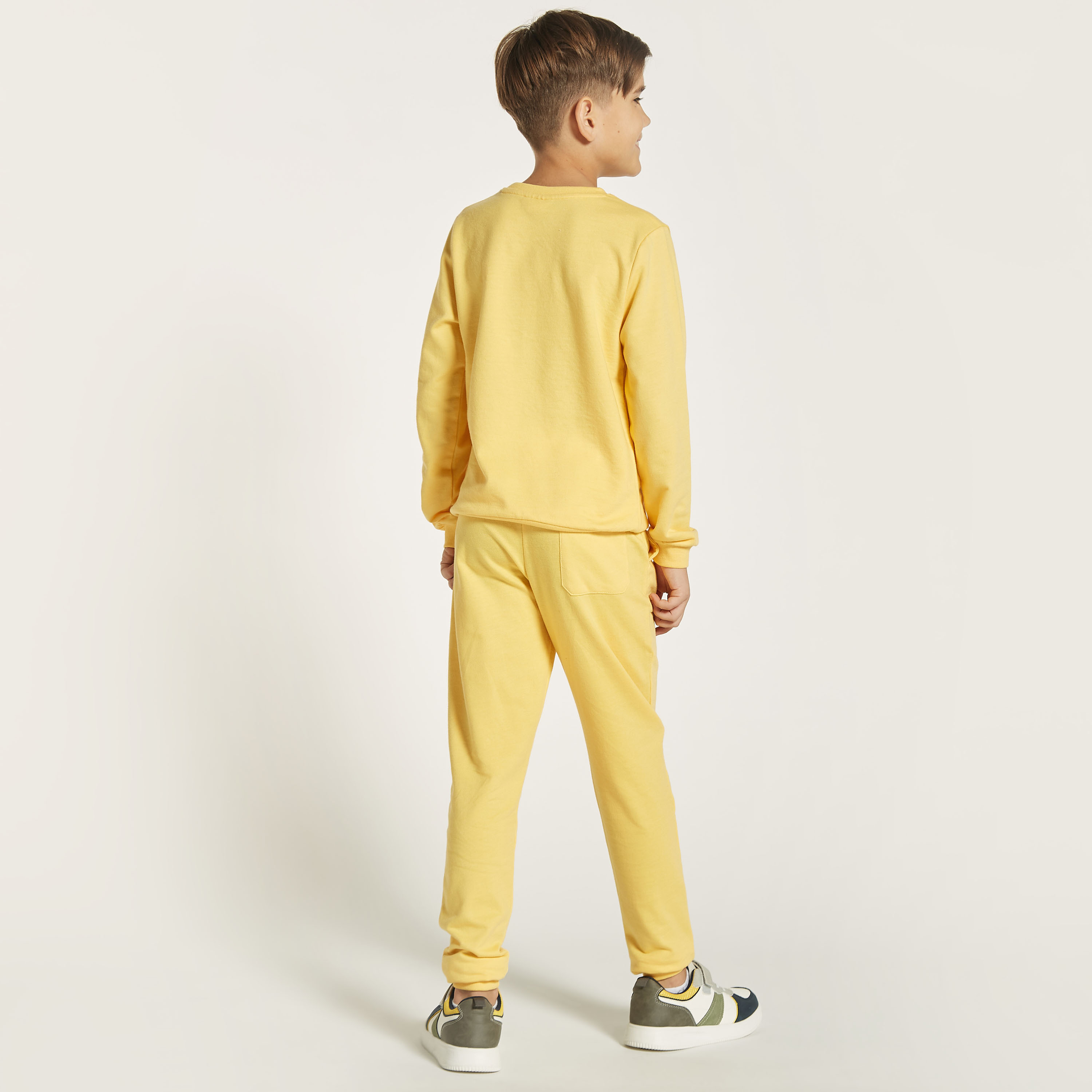 Juniors Printed Joggers with Drawstring Closure and Pockets-boys-clothing-bottoms-joggersandtrackpants-image-4