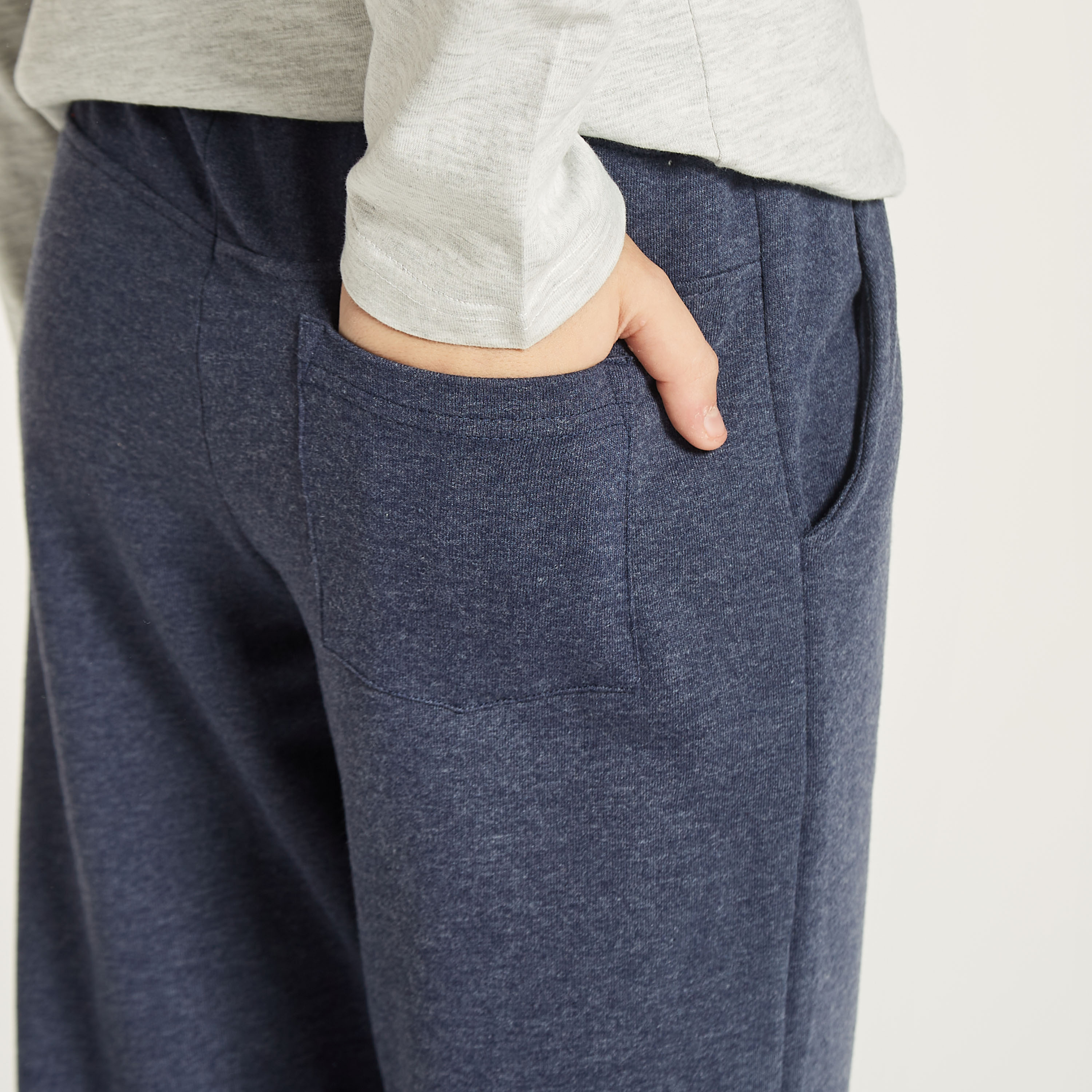 Juniors Printed Joggers with Drawstring Closure and Pockets-boys-clothing-bottoms-joggersandtrackpants-image-2