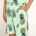 Juniors All-Over Pineapple Print Shorts with Pockets and Drawstring Closure-Shorts-thumbnail-1