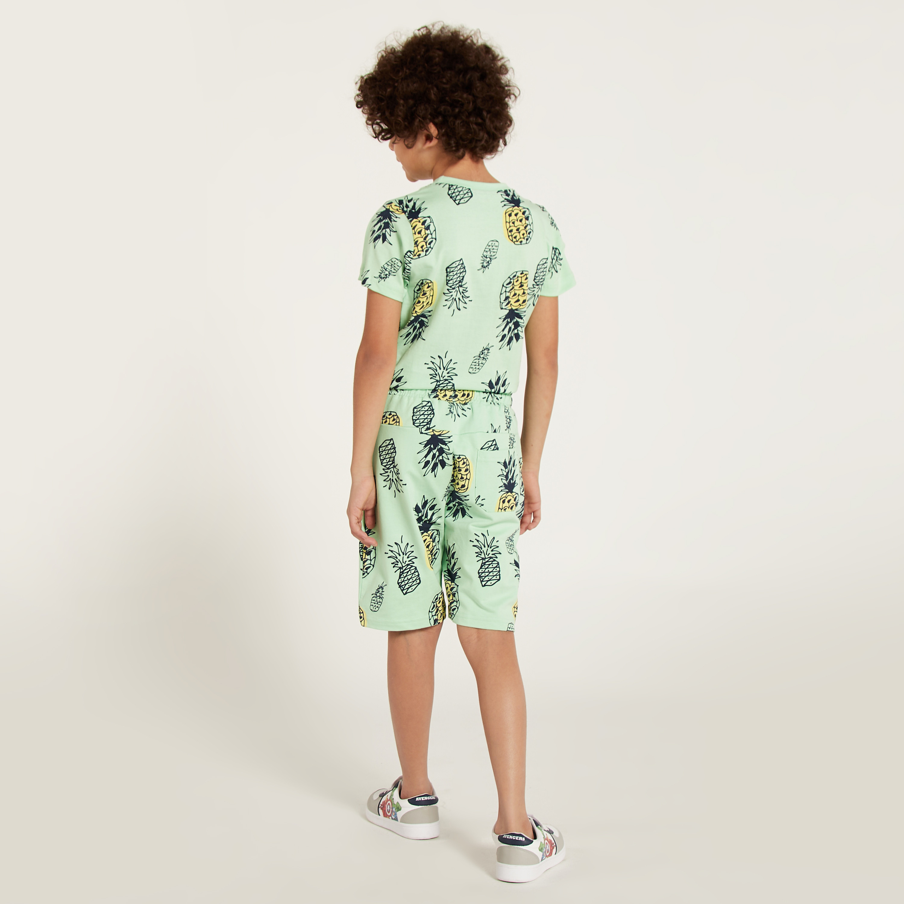Juniors All-Over Pineapple Print Shorts with Pockets and Drawstring Closure-boys-clothing-bottoms-shorts-image-4