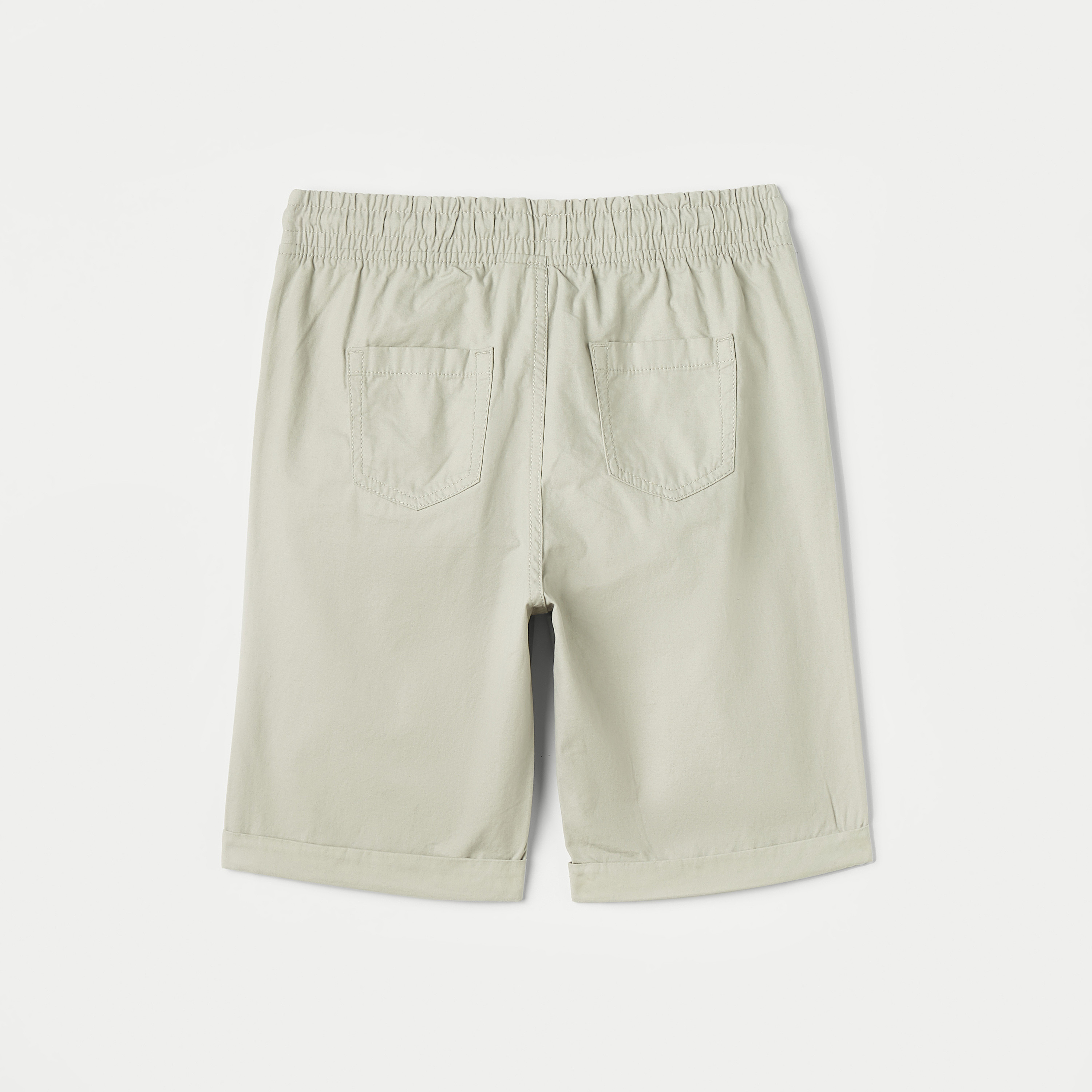 Juniors Solid Shorts with Drawstring Closure-boys-clothing-bottoms-shorts-image-3