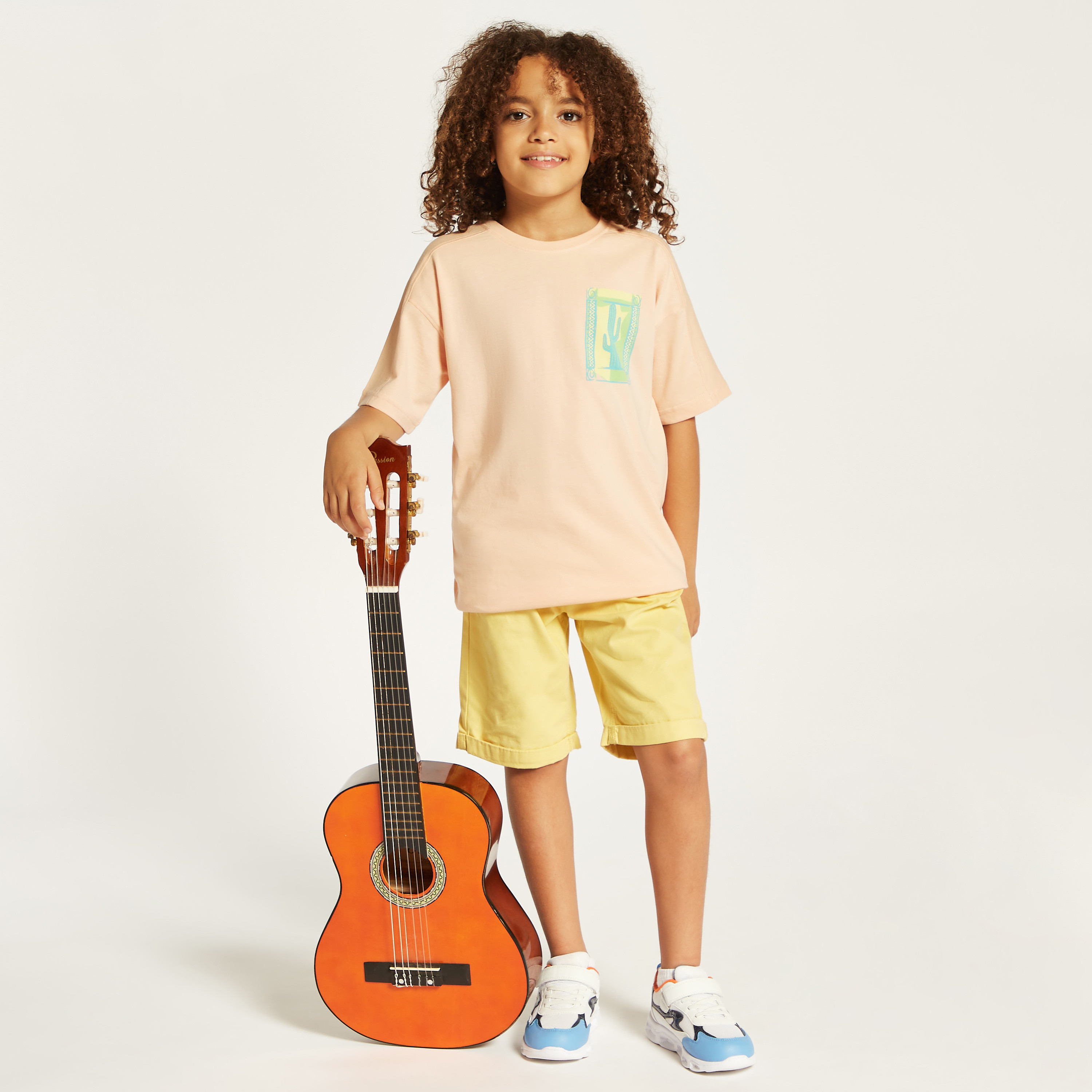Juniors Solid Shorts with Drawstring Closure and Pockets-boys-clothing-bottoms-shorts-image-4