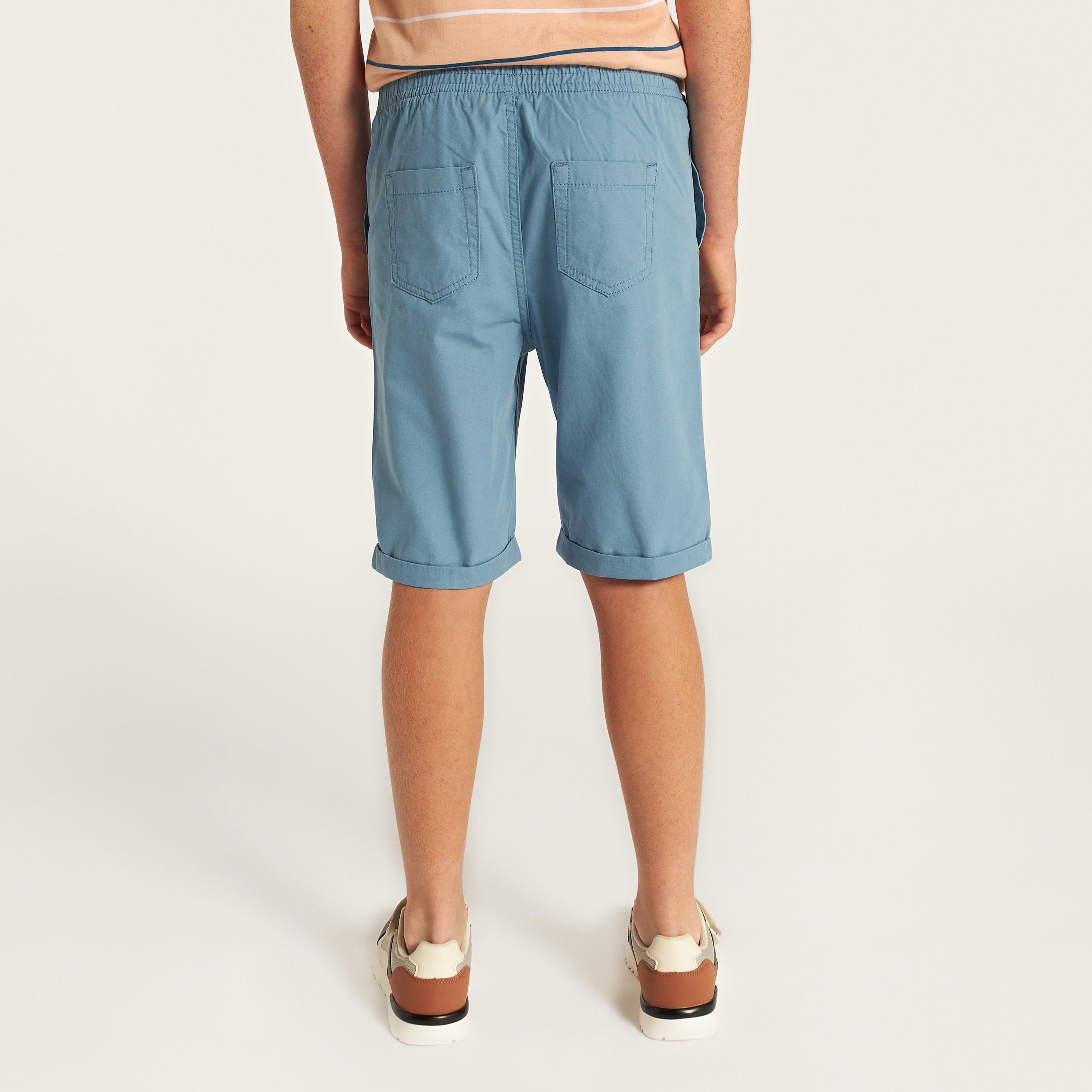 شورت سادة برباط إغلاق من جونيورز-boys-clothing-bottoms-shorts-image-1