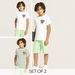 Juniors Assorted 3-Piece T-shirt and Shorts Set-Clothes Sets-thumbnail-0