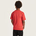 Juniors Slogan Print T-shirt with Crew Neck and Short Sleeves-T Shirts-thumbnailMobile-3