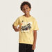 Juniors Skating Graphic Print T-shirt with Crew Neck and Short Sleeves-T Shirts-thumbnailMobile-0