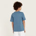 Juniors Slogan Print T-shirt with Short Sleeves and Pocket Detail-T Shirts-thumbnail-3