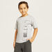 Juniors Printed T-shirt with Crew Neck and Short Sleeves-T Shirts-thumbnailMobile-0