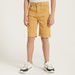 Juniors Solid Shorts with Button Closure-Shorts-thumbnailMobile-1
