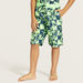 Juniors Printed Rashguard and Swim Shorts Set-Swimwear-thumbnailMobile-2