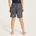 Juniors Printed Swim Shorts with Drawstring Closure-Swimwear-thumbnailMobile-3