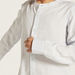 Juniors Textured Shirt with Mandarin Collar and Long Sleeves-Shirts-thumbnailMobile-2