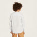 Juniors Textured Shirt with Mandarin Collar and Long Sleeves-Shirts-thumbnailMobile-3