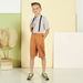 Juniors Solid Shorts with Suspenders-Shorts-thumbnailMobile-0