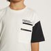 XYZ Colourblock Crew Neck T-shirt with Short Sleeves-Tops-thumbnail-2