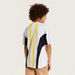 XYZ Logo Print Crew Neck T-shirt with Short Sleeves-T Shirts-thumbnail-3