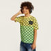 XYZ All-Over Print Crew Neck T-shirt with Short Sleeves-T Shirts-thumbnailMobile-0