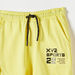 XYZ Logo Print Shorts with Drawstring Closure and Pockets-Shorts-thumbnailMobile-1