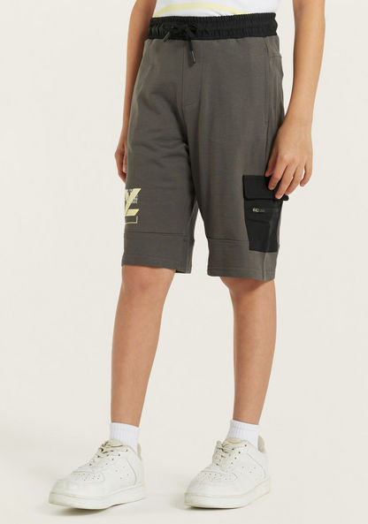 XYZ Hooded T-shirt and Shorts Set-Sets-image-2