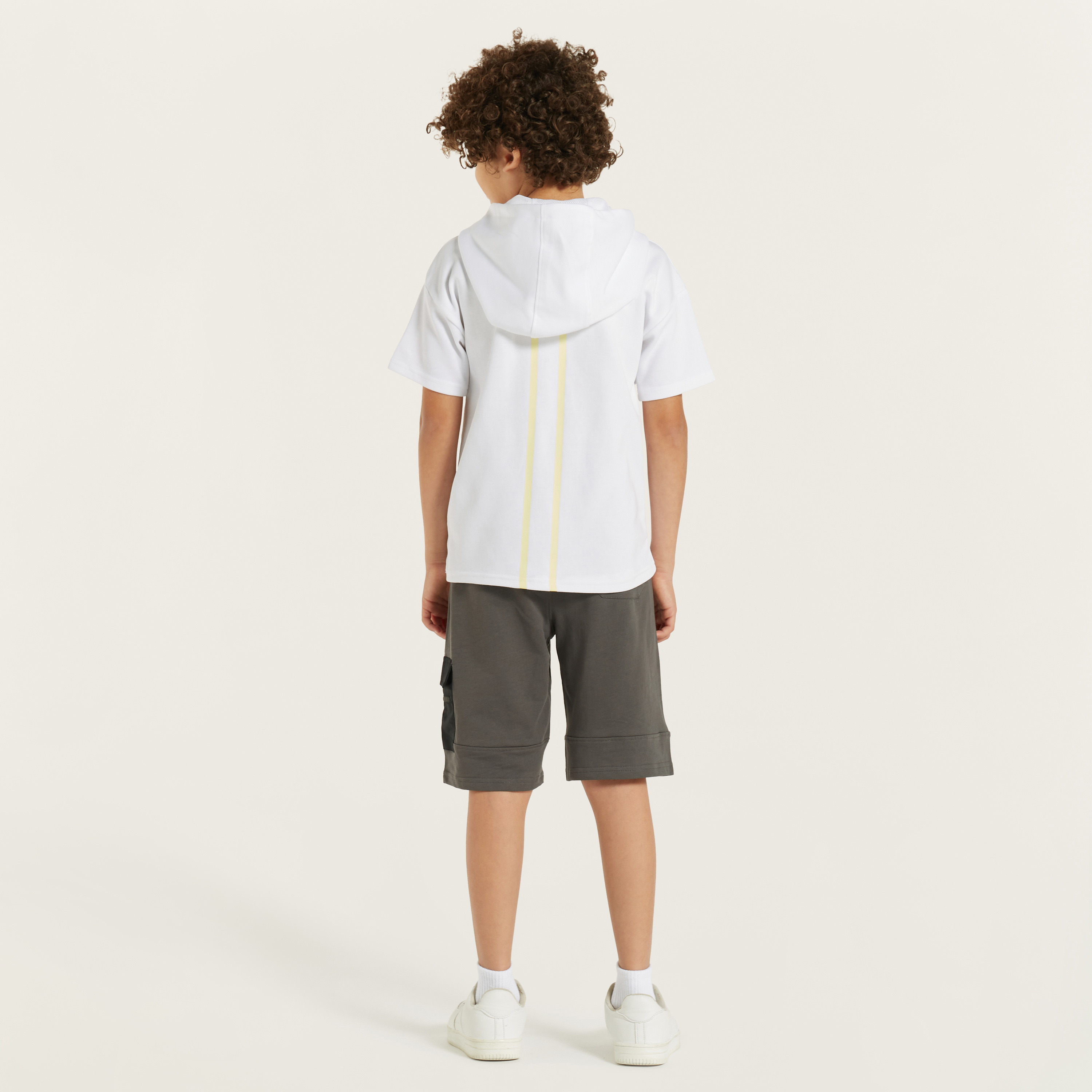 XYZ Hooded T-shirt and Shorts Set-boys-clothing-sportswear-sets-image-5
